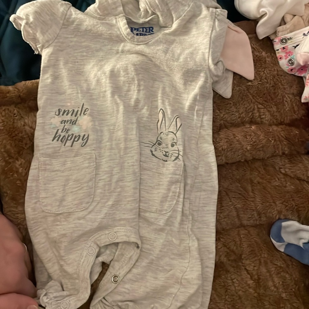 Bunny ear onesie